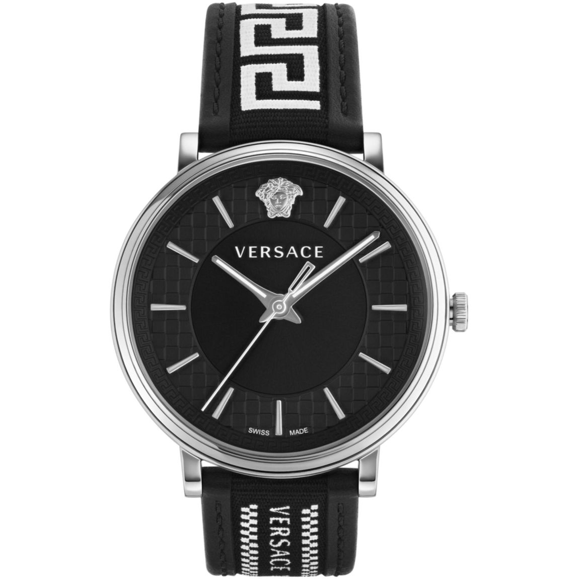 VRace Greek Key Watch - Black Watches main product photo