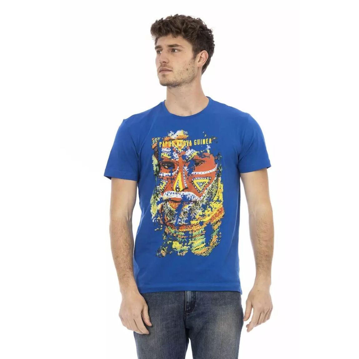 Papua Nuova Guinea Graphic Tee - Blue T-Shirts main product photo