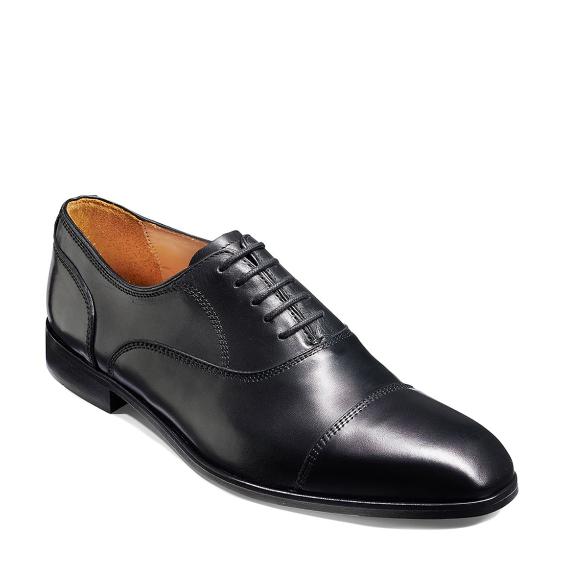 Black Corso Leather Shoe main product photo