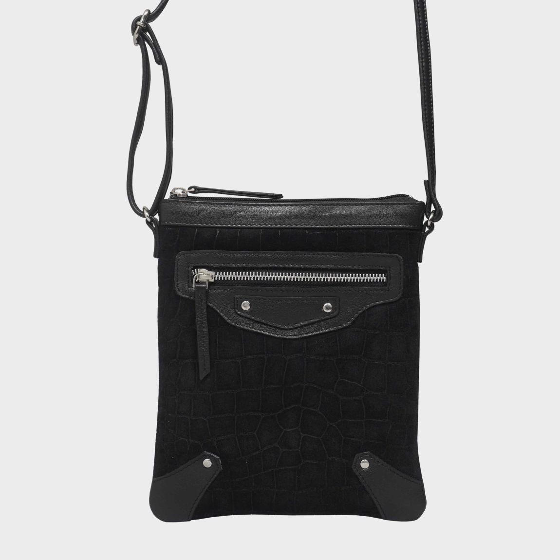 JANET' Real Leather Crossbody Sling Bag main product photo