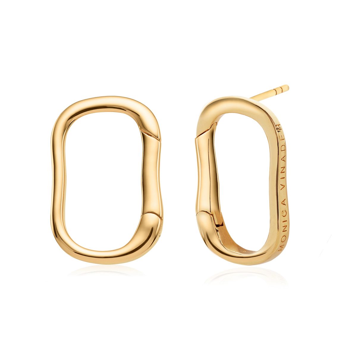 Gold Vermeil Alta Capture Stud Earrings main product photo
