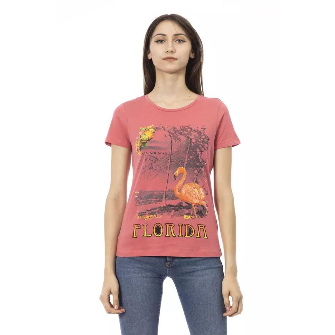 Florida Flamingo TShirt Casual Tee TR23030 Wo - Multicolor T-Shirts main product photo