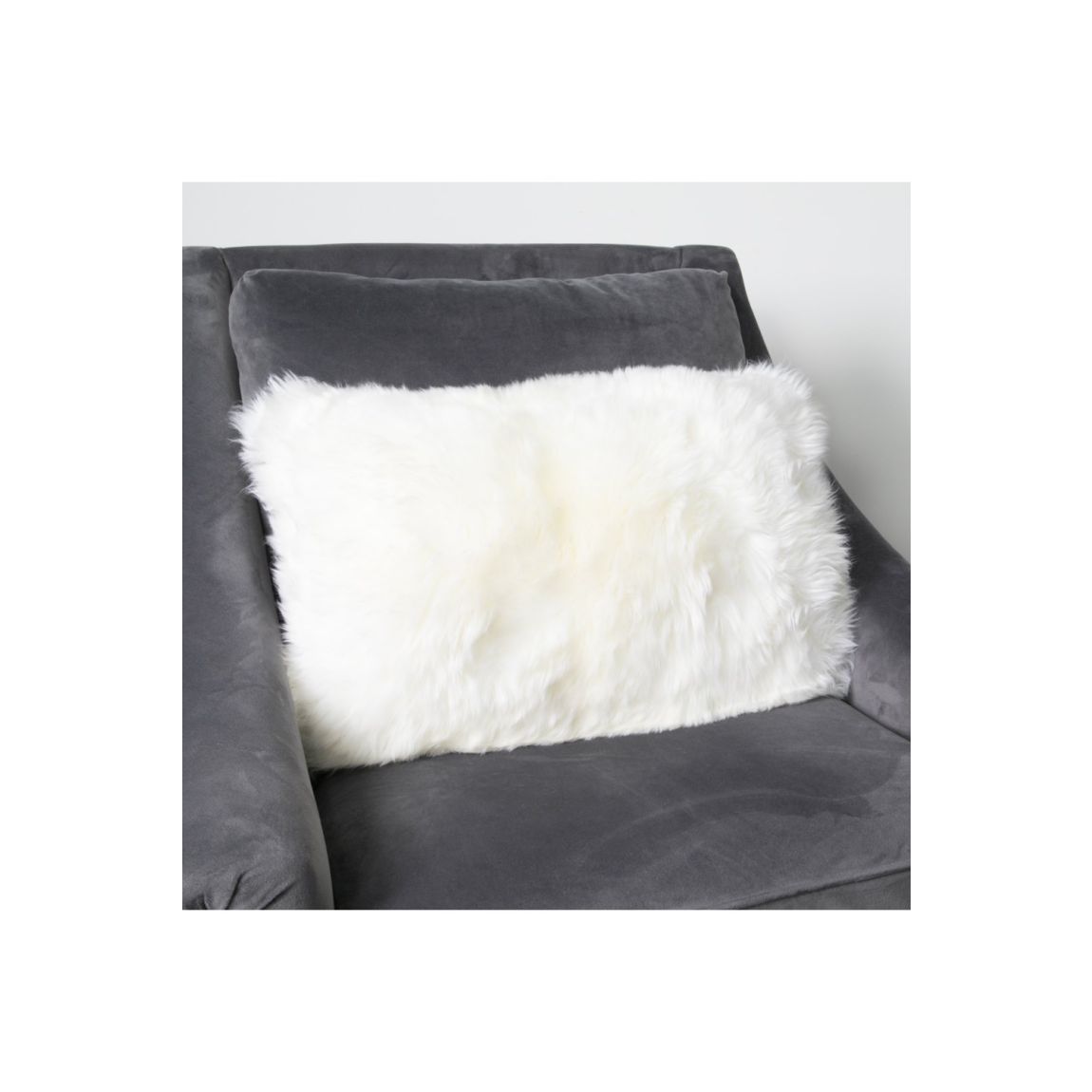 Natural Sheepskin Cushion main product photo