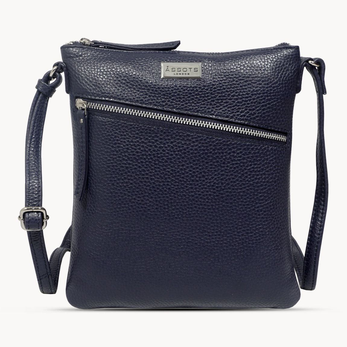 ROSY' Pebble Grain Soft Real Leather Crossbody Bag main product photo