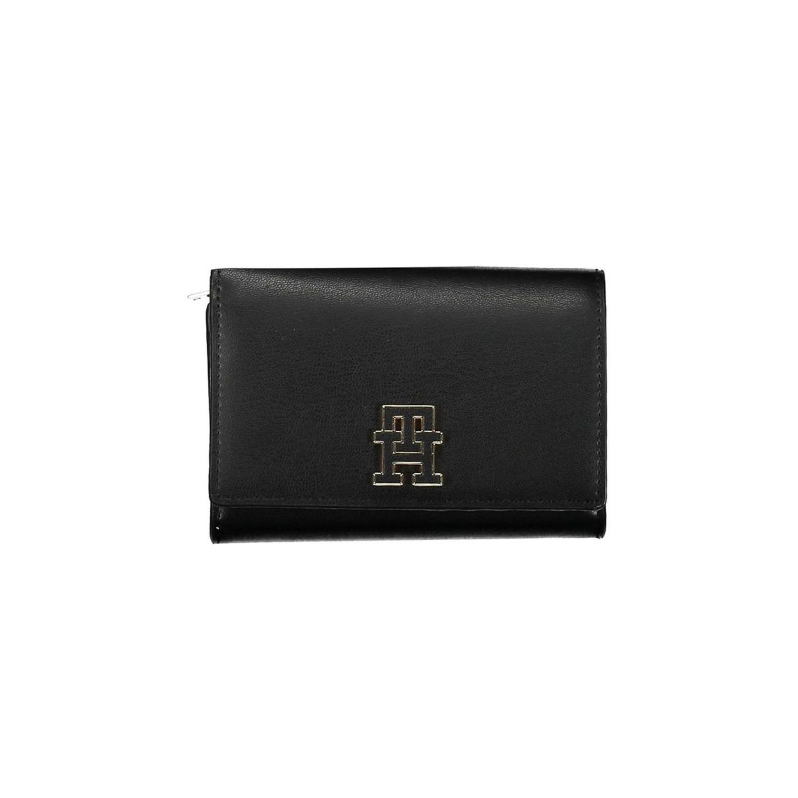 Trifold Wallet TH Wallet Monogram Design Wo - Black main product photo