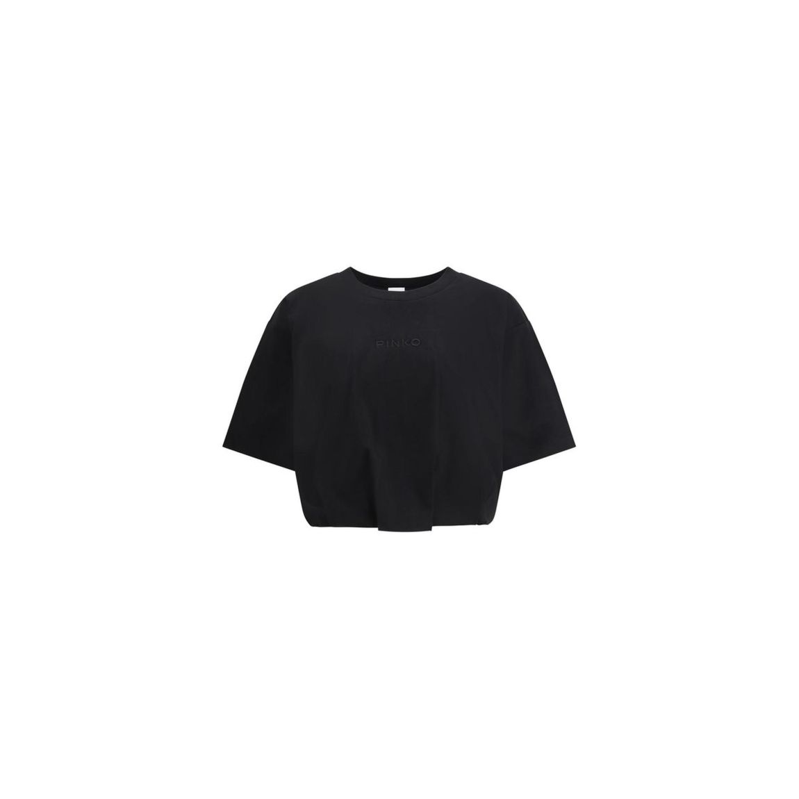 Boxy Short Sleeve Top Wo - Black T-Shirts main product photo
