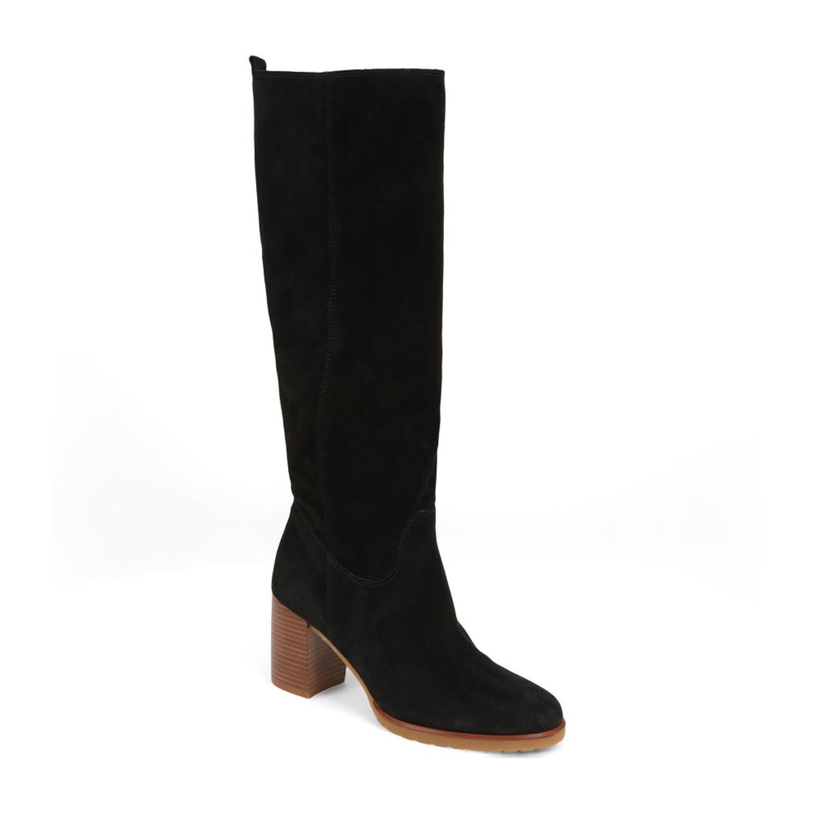 Iona Slouch Suede Knee Boots main product photo