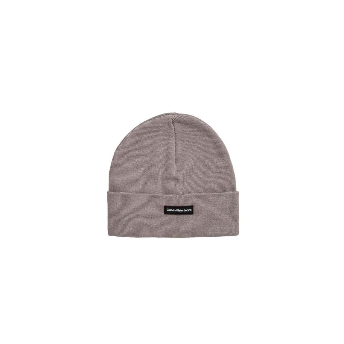 Cuffed Beanie Solid Gray Hats main product photo