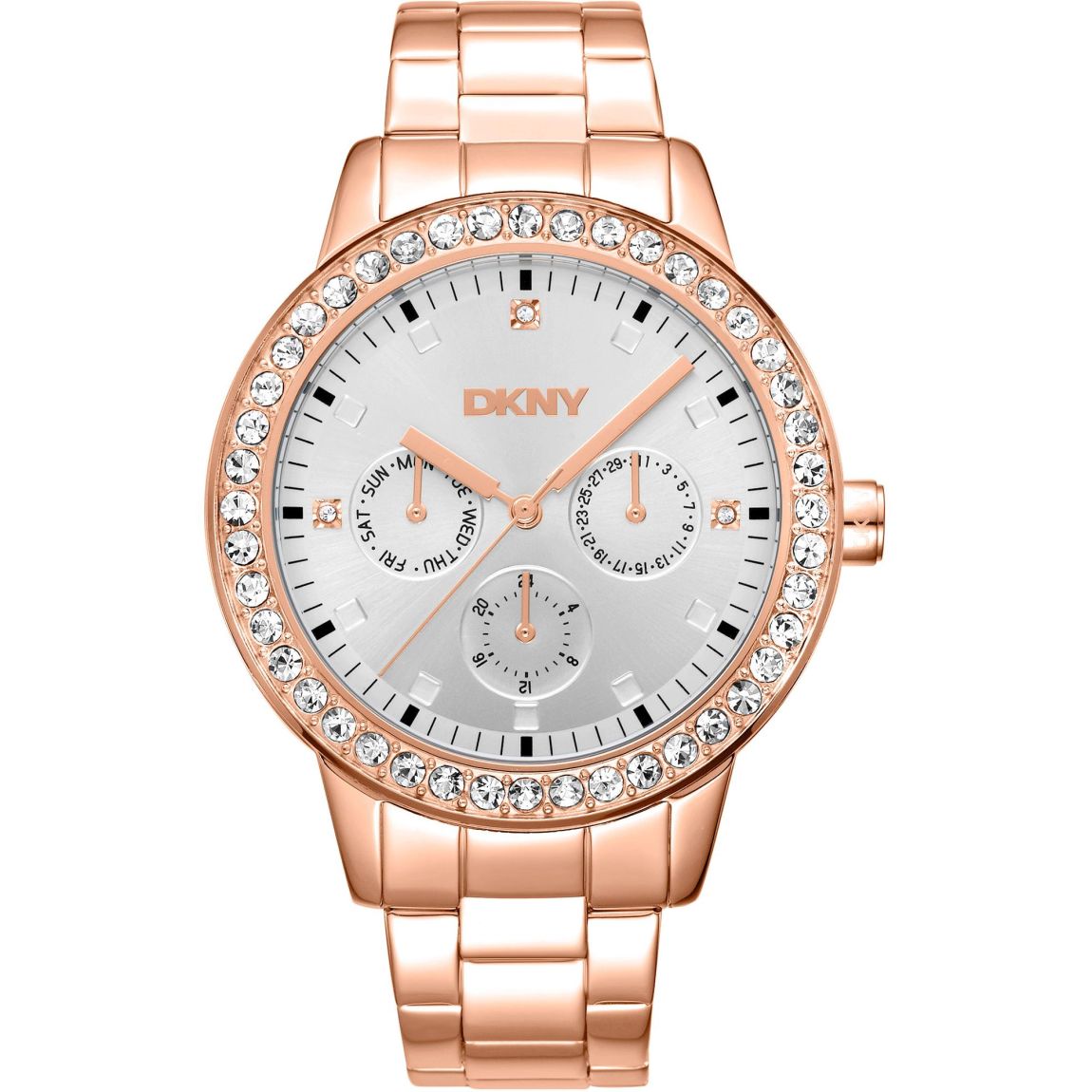 Rose Gold CrystalAccented Watch Wo - Yellow Watches main product photo
