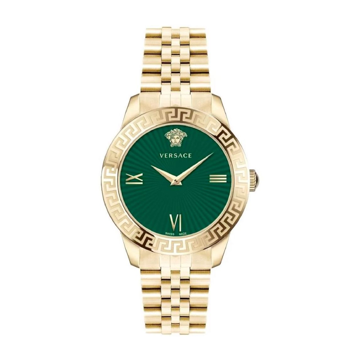 Stainless Steel Quartz Analog Watch with Steel Strap and Deployant main product photo