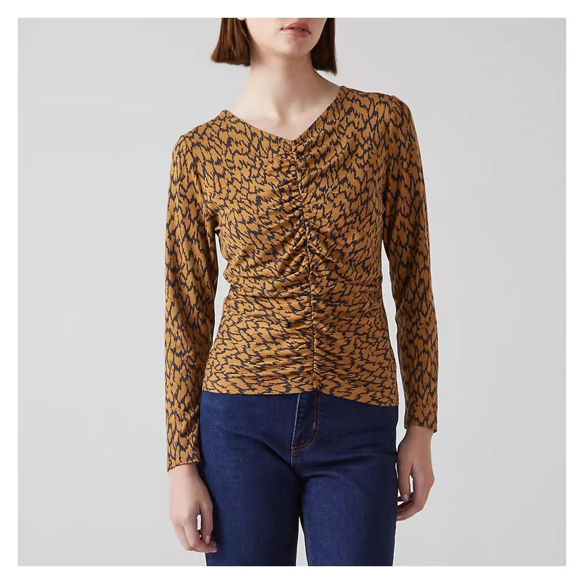 Multi Leopard Hoppen Jersey Top main product photo