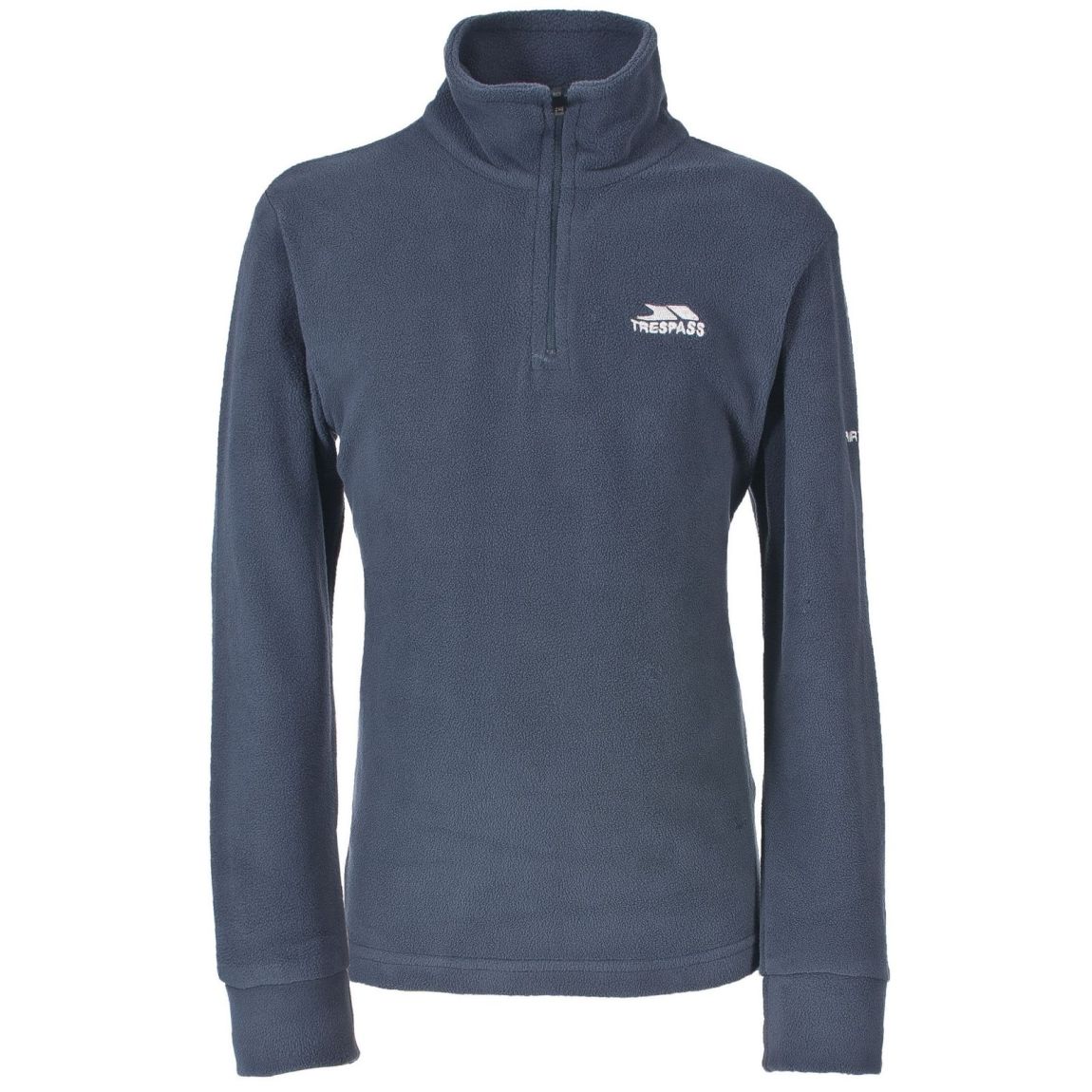 Childrens/Kids Masonville Zip Neck Microfleece Top Navy Blue main product photo