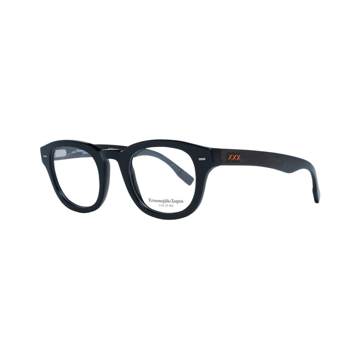 Couture Eyeglasses Round Frame - Black Frames For main product photo