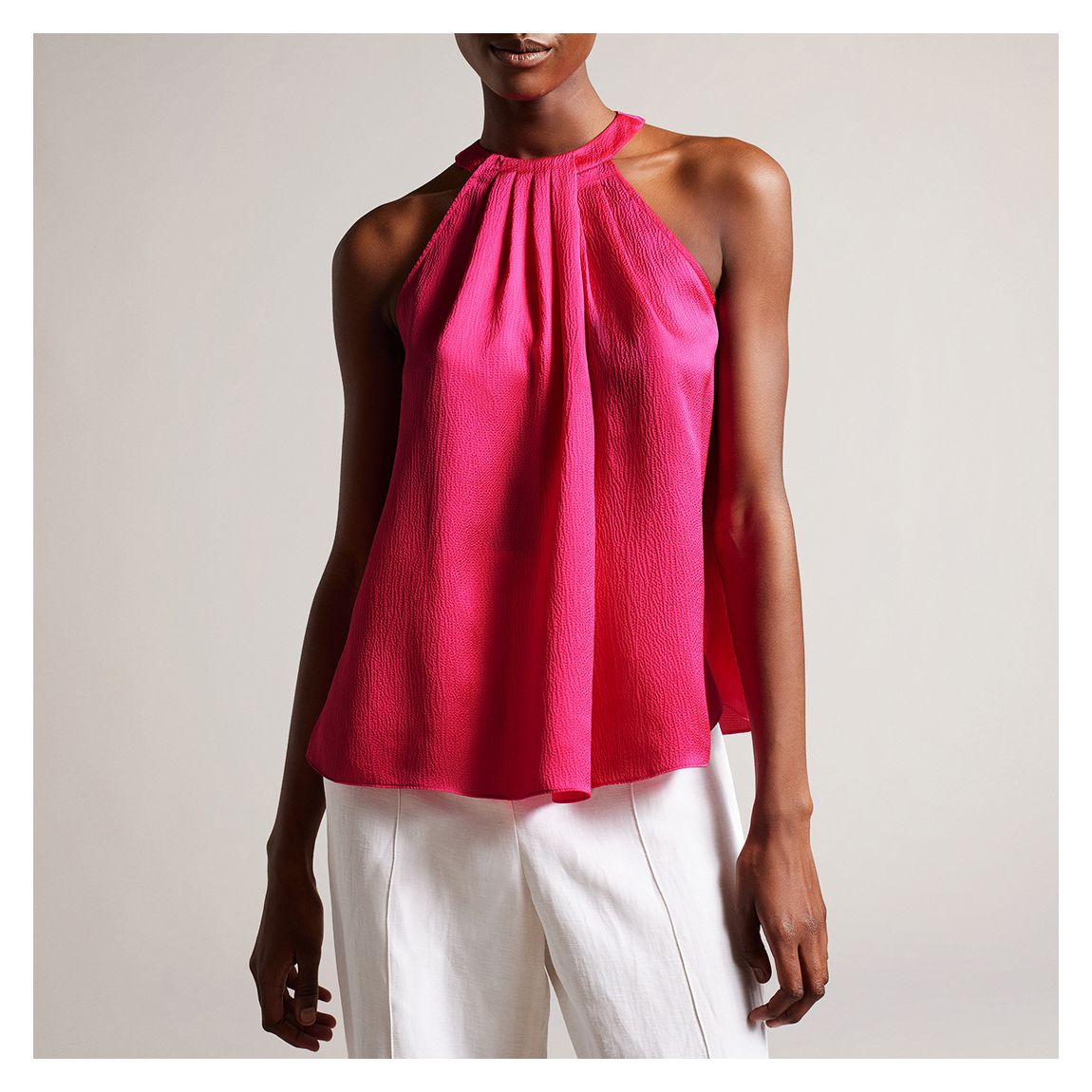 Pink Corrali Halter Neck Top main product photo