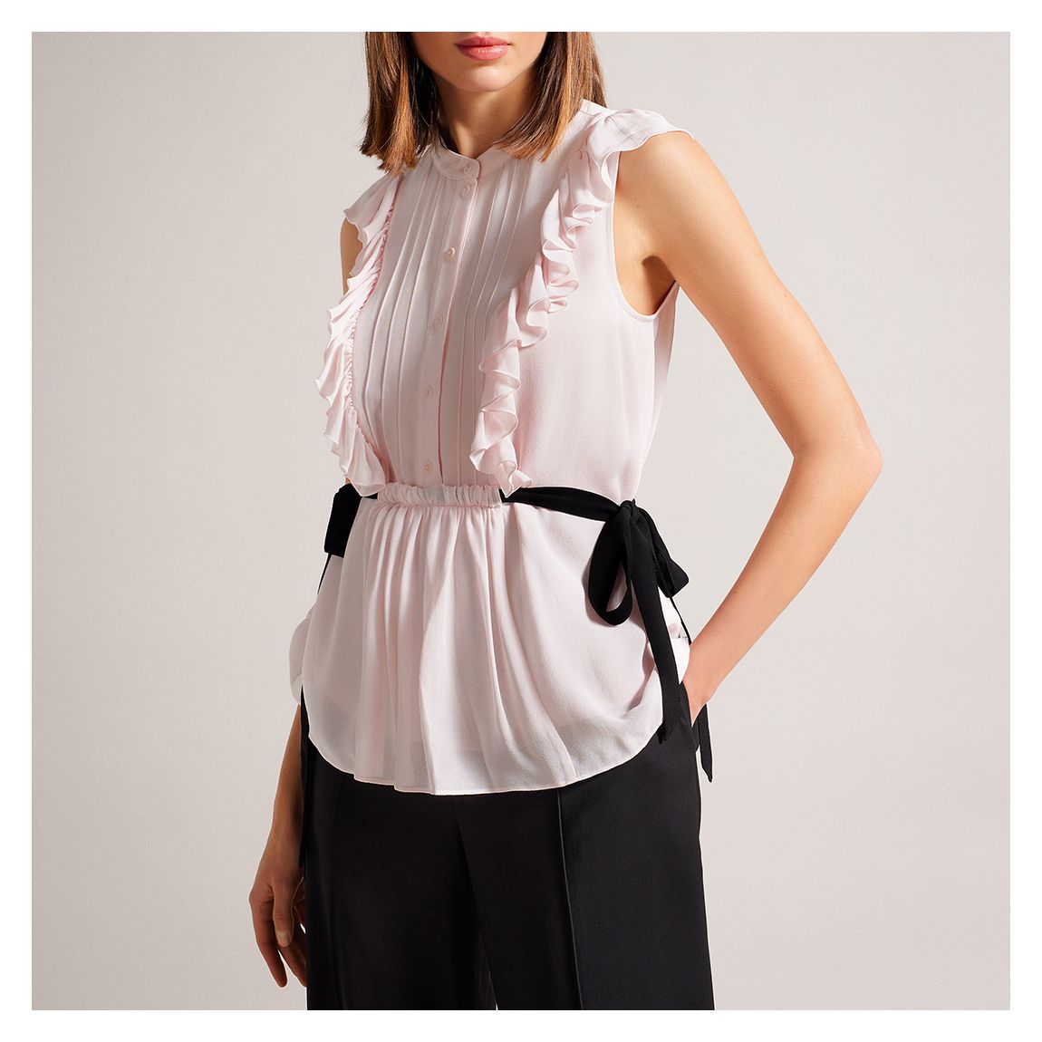 Pink Evalie Sleeveless Top main product photo