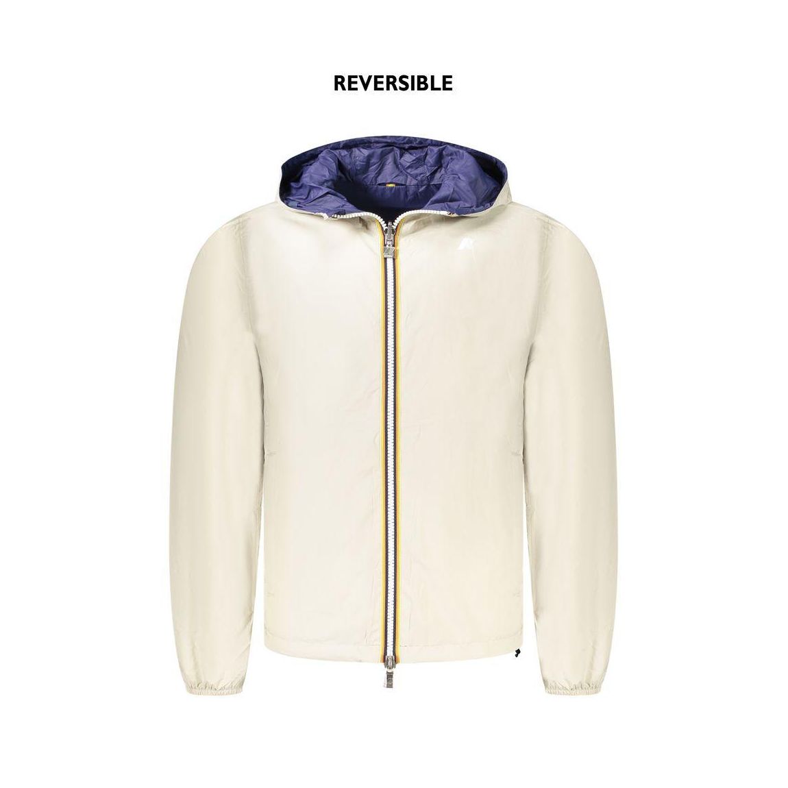 Reversible Hooded Jacket - Beige main product photo