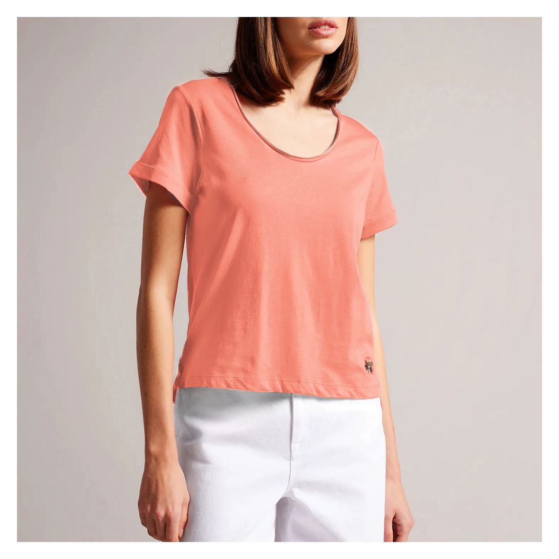 Coral Miarna Easy Fit T-Shirt main product photo