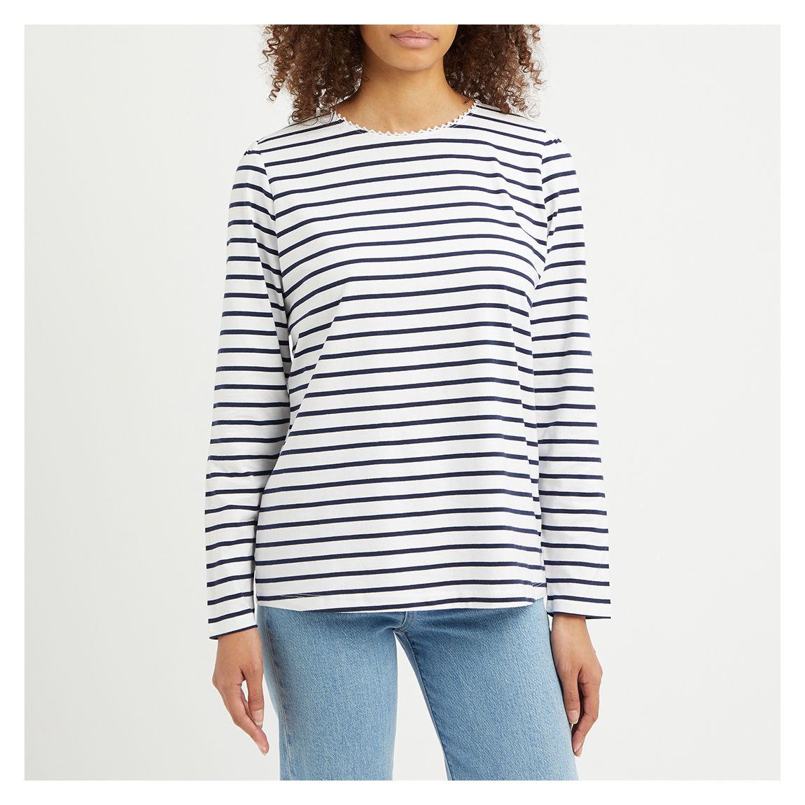Black/White Stripe T-Shirt main product photo