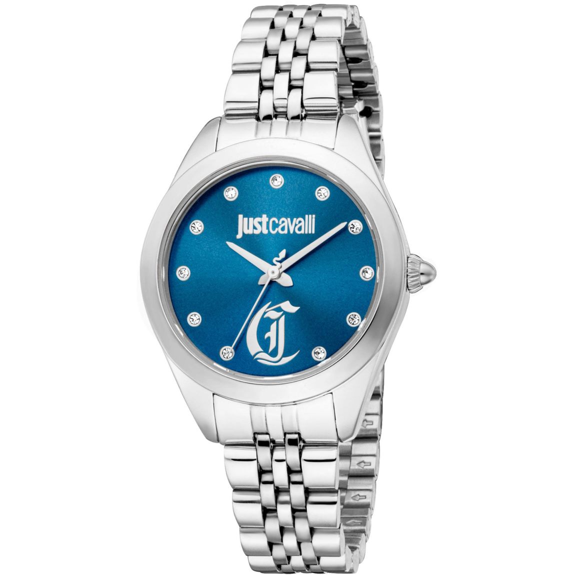 Just Cavalli Watch Blue Dial Crystal Accents Wo - Grey Watches main product photo