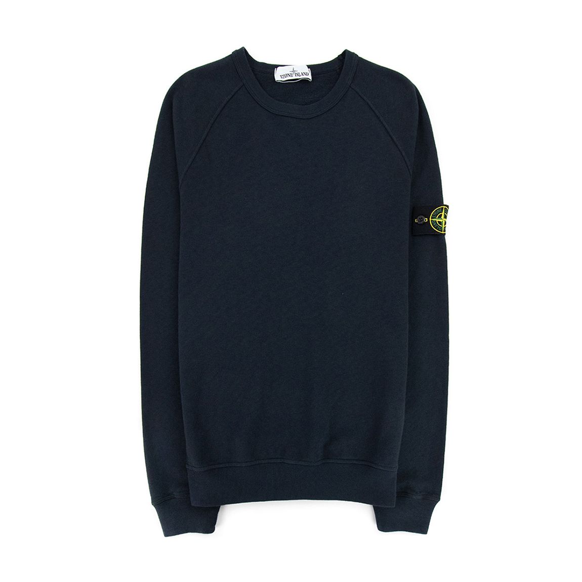 Navy Garment Dyed Cotton Sweatshirt main product photo