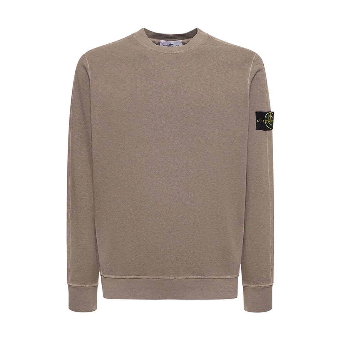 Beige Cotton Fleece Sweatshirt main product photo