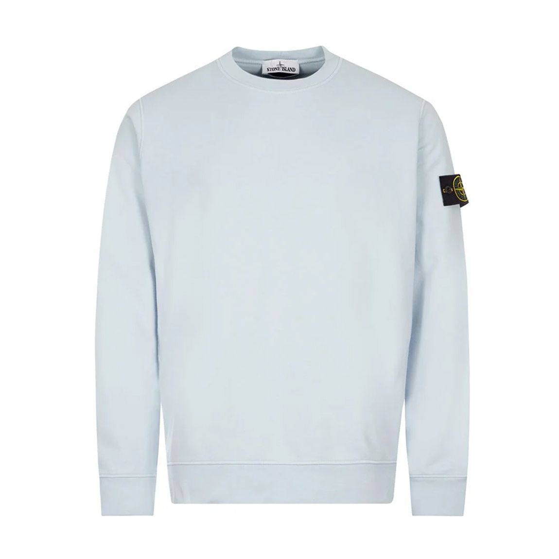 Sky Blue Crew Neck Cotton Hoodie main product photo