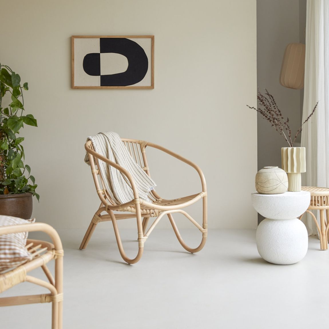 Mutine - Rattan armchair main product photo