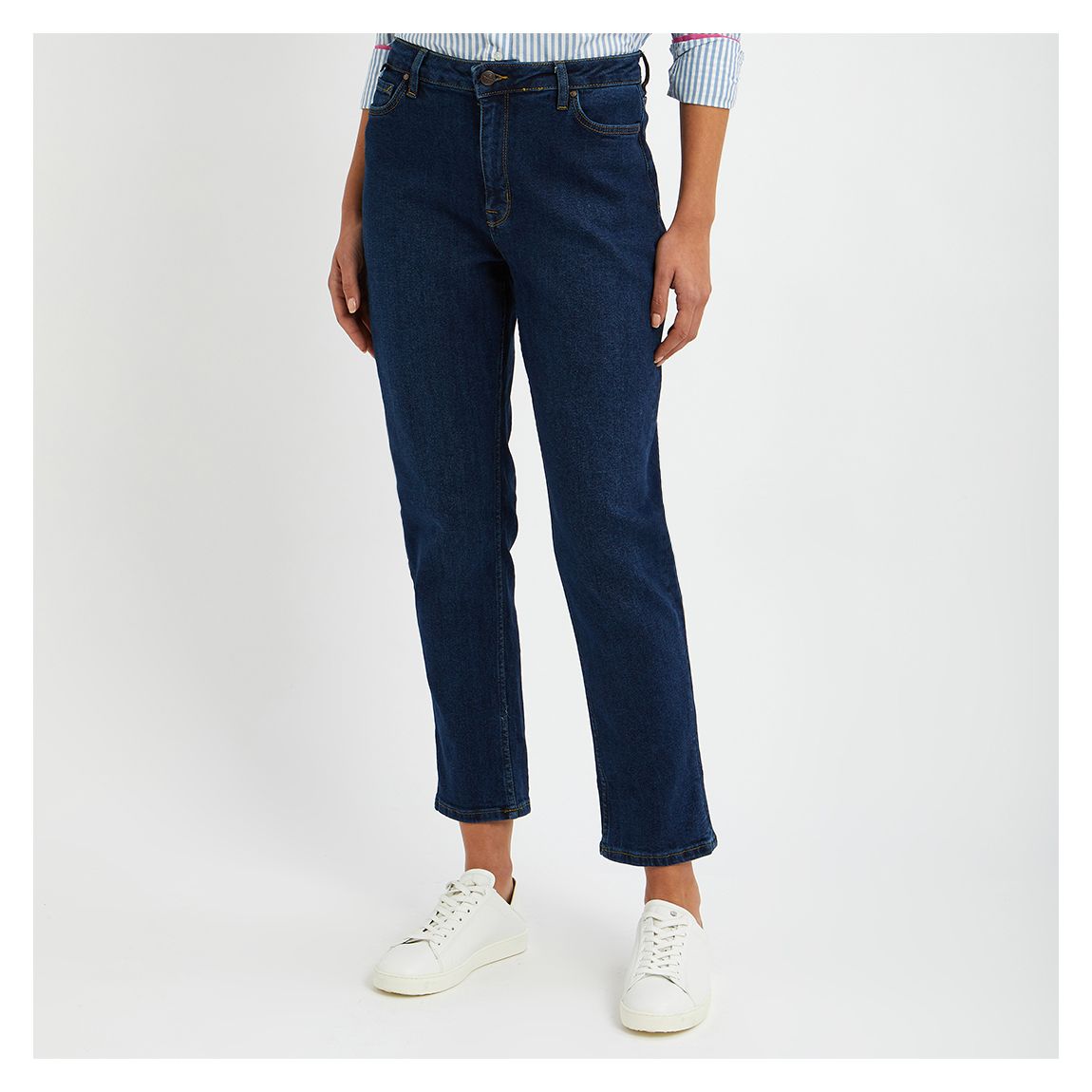 Indigo Straight Leg Girlfriend Jeans main product photo