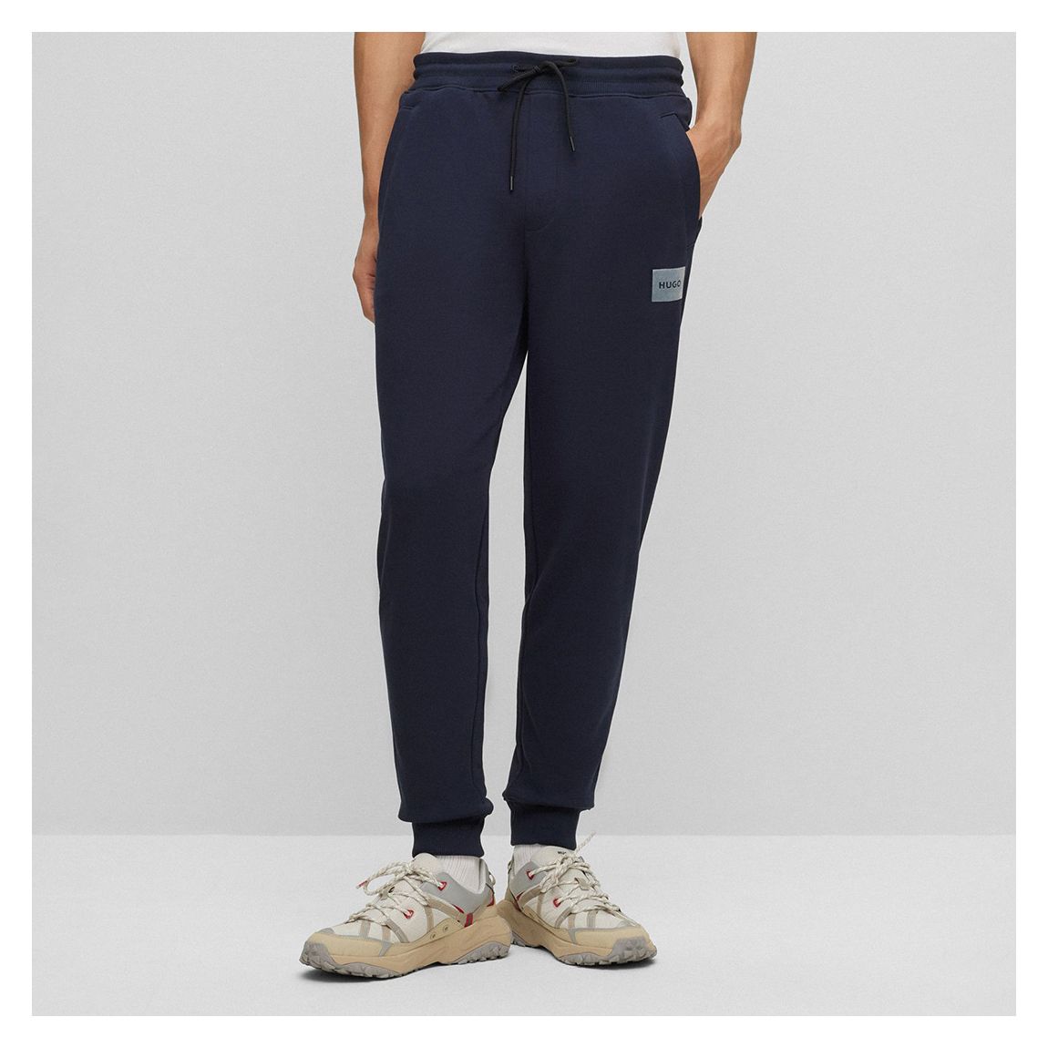 Navy Bermuda Cotton Joggers main product photo