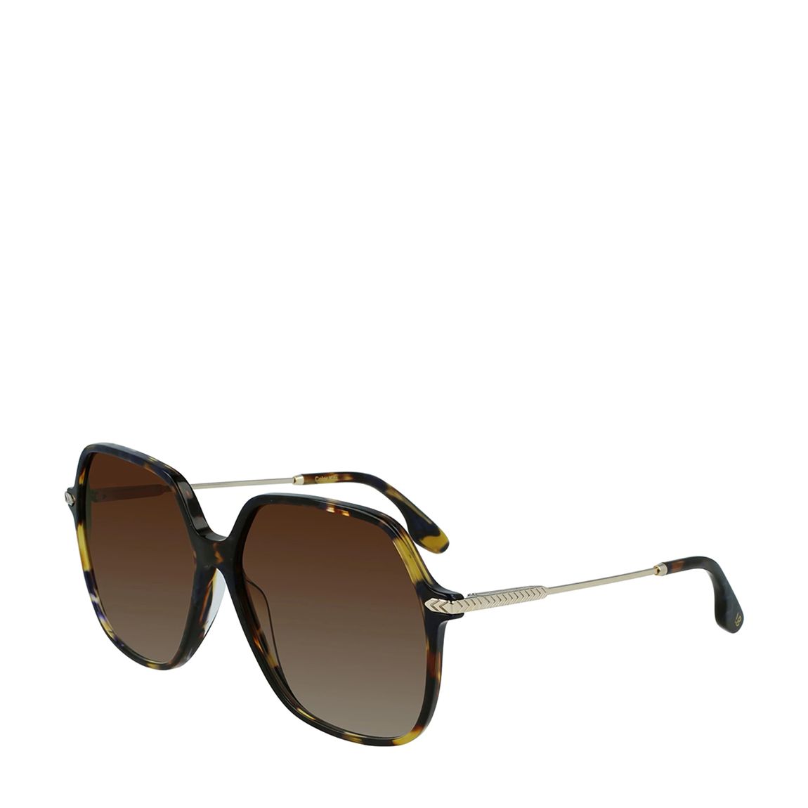 Women's Havana Brown/Gold Victoria Beckham 60mm main product photo