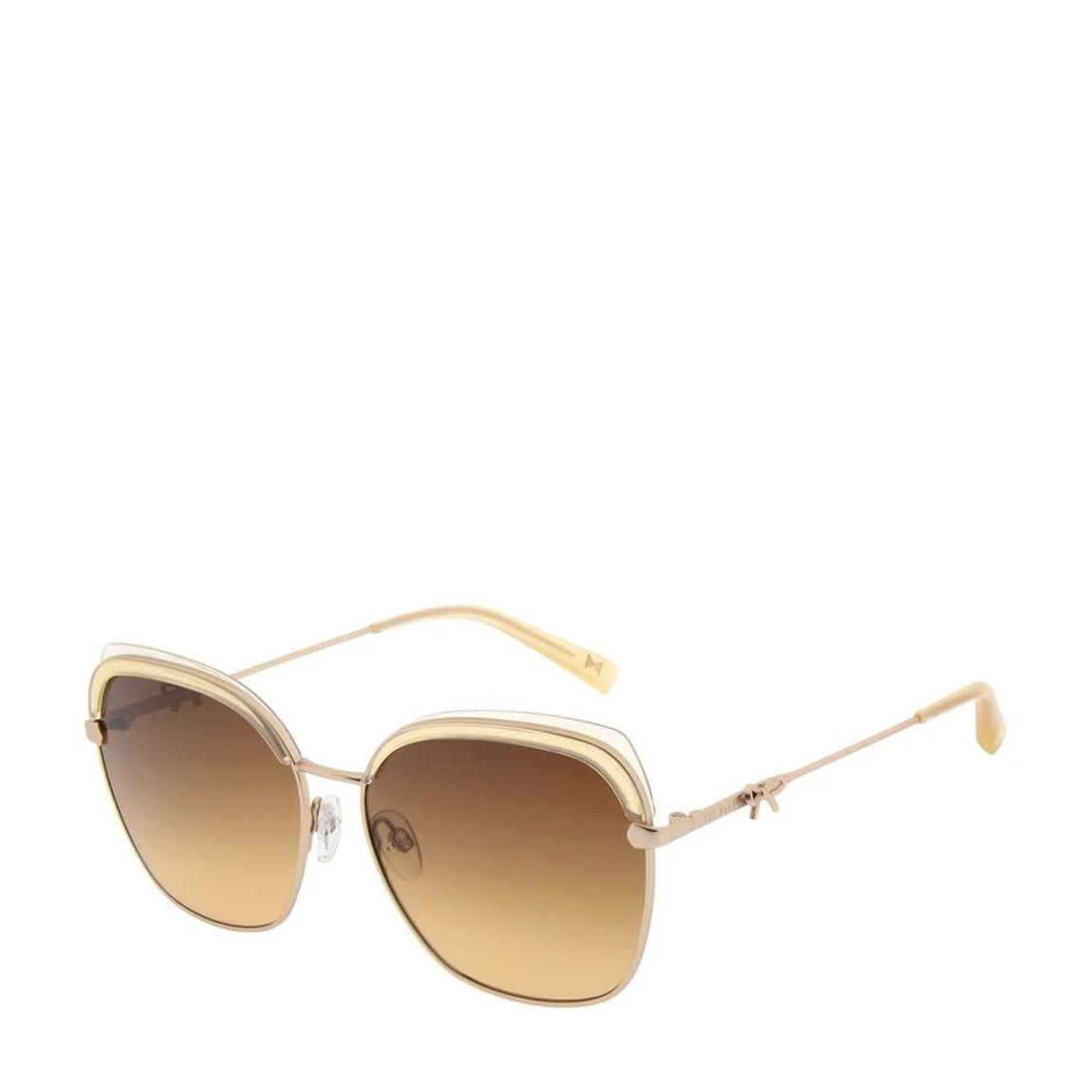 Women's Brown & Rose Gold Ted Baker Sunglasses main product photo