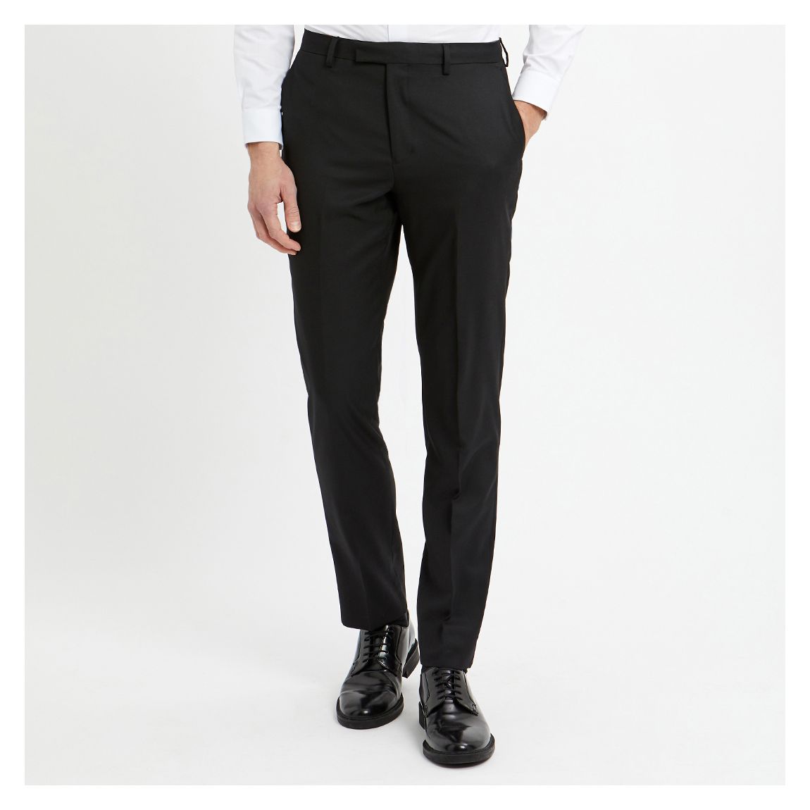 Black Field Wool Blend Suit Trousers main product photo