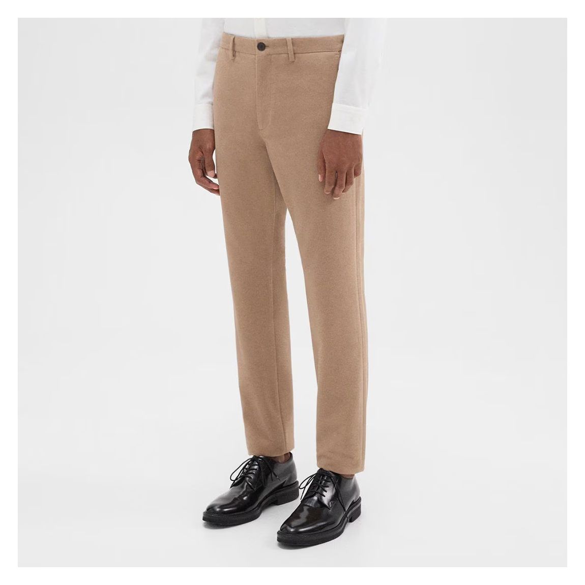 Camel Zaine Stretch Cotton Blend Trousers main product photo
