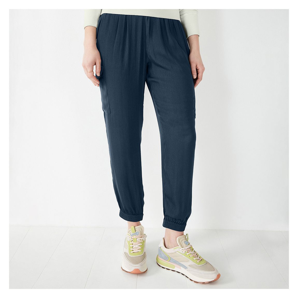 Navy Nino Cargo Trousers main product photo