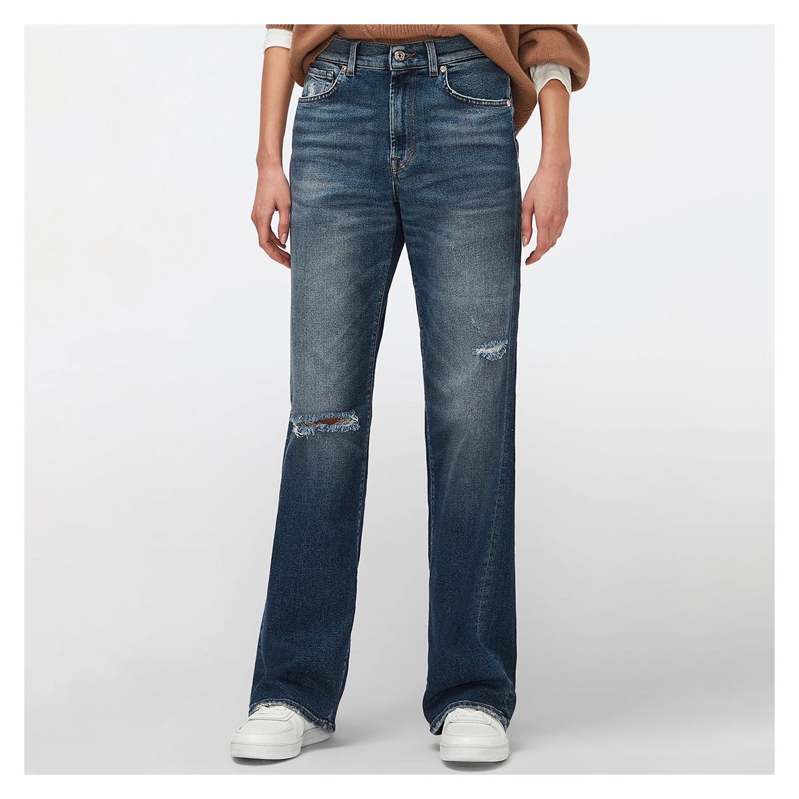 Blue Tess Bootcut Stretch Jeans main product photo