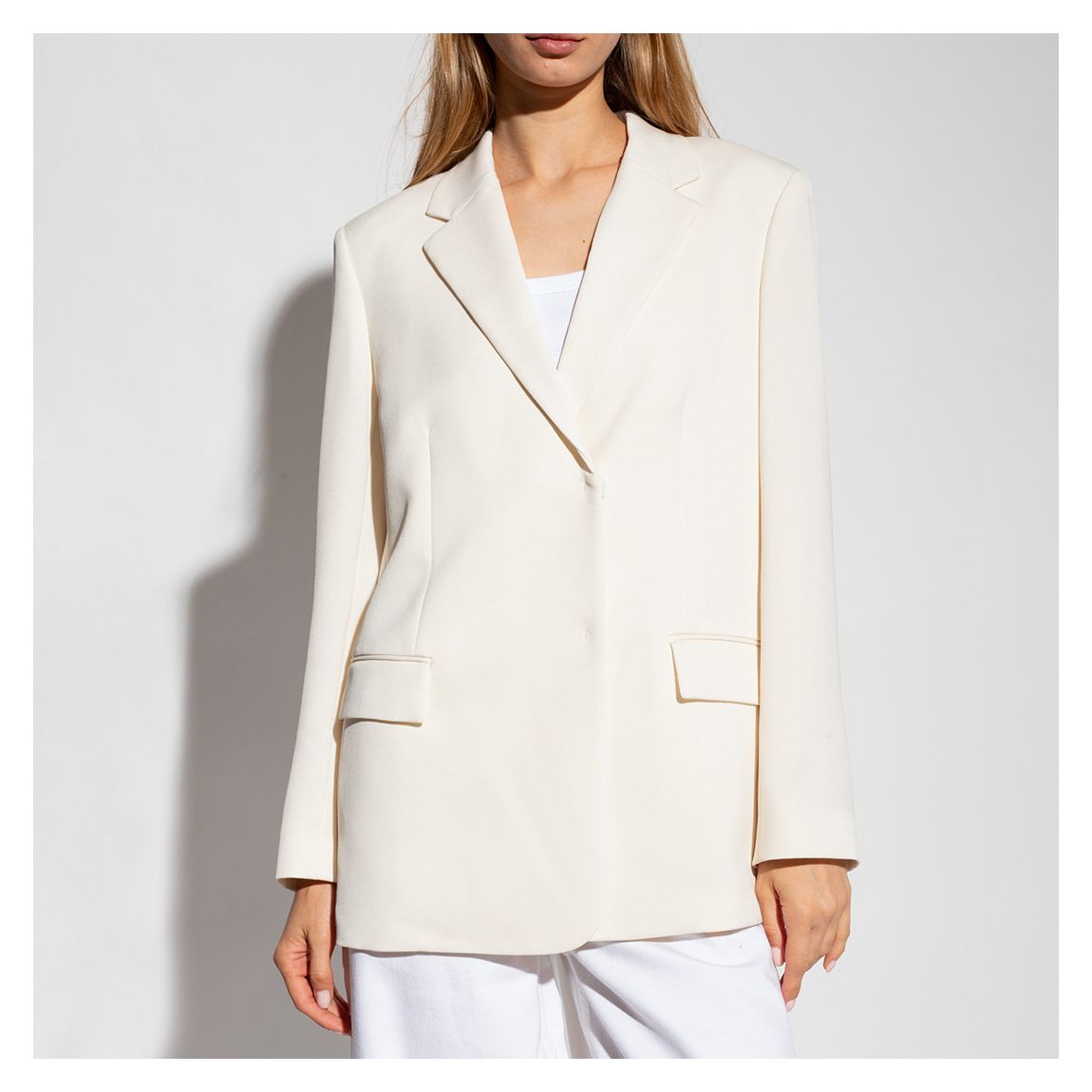 Cream Clean Slim Blazer main product photo