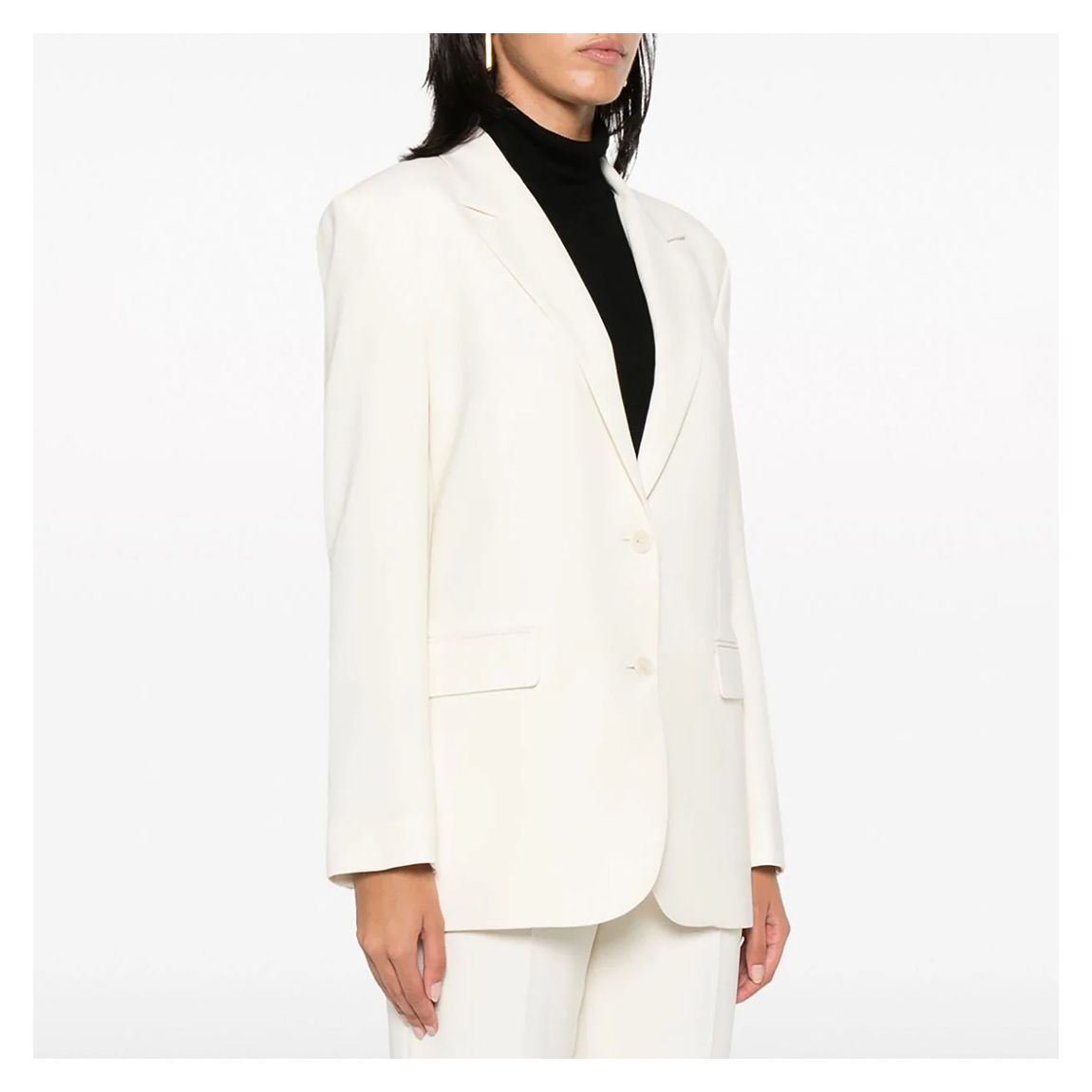 White Slim Tailor Blazer main product photo