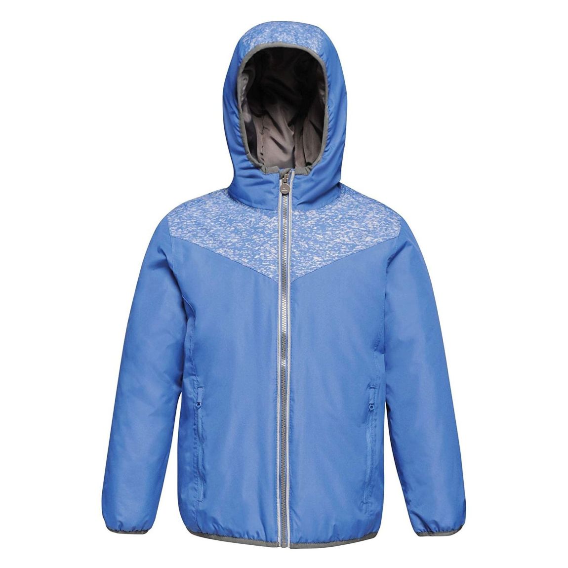 Childrens/Kids Reflector Hooded Jacket Sky Blue main product photo