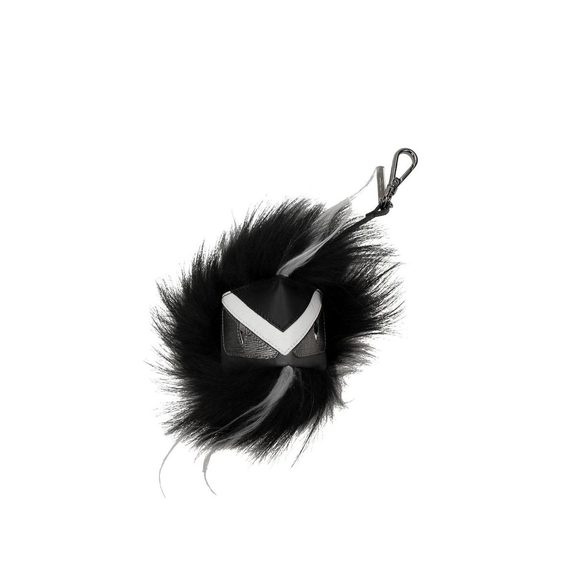 Leather Keychain with Front Detail - Black Miscellaneous main product photo