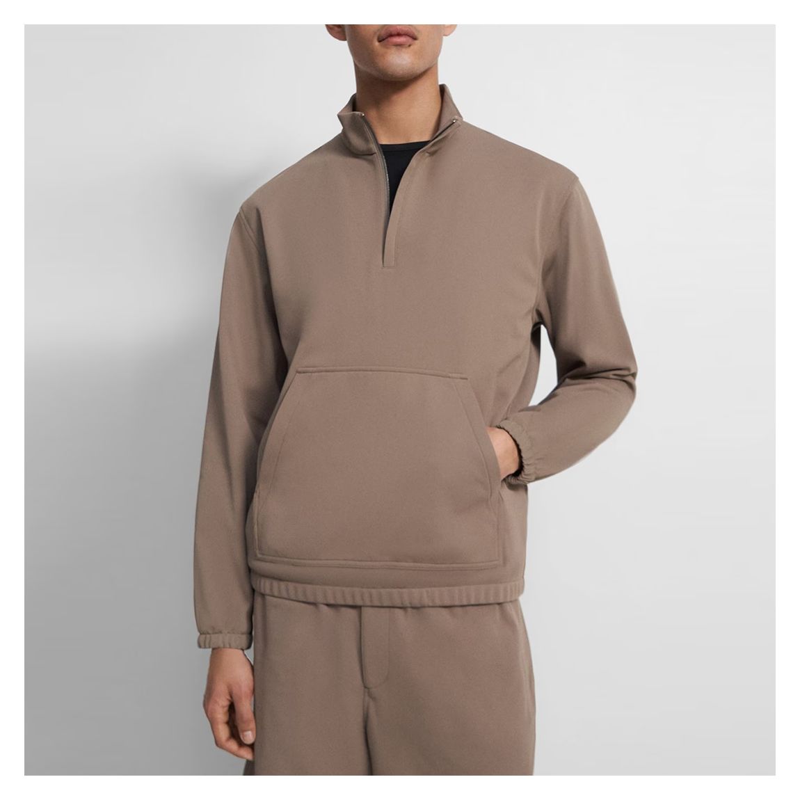 Taupe Reeve Half Zip Jumper main product photo