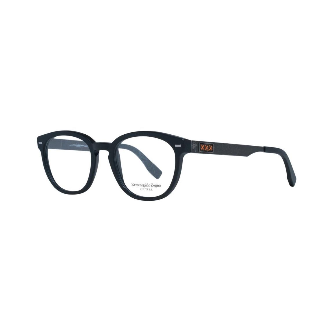 Couture Eyeglasses Round Frames - Black Frames For main product photo