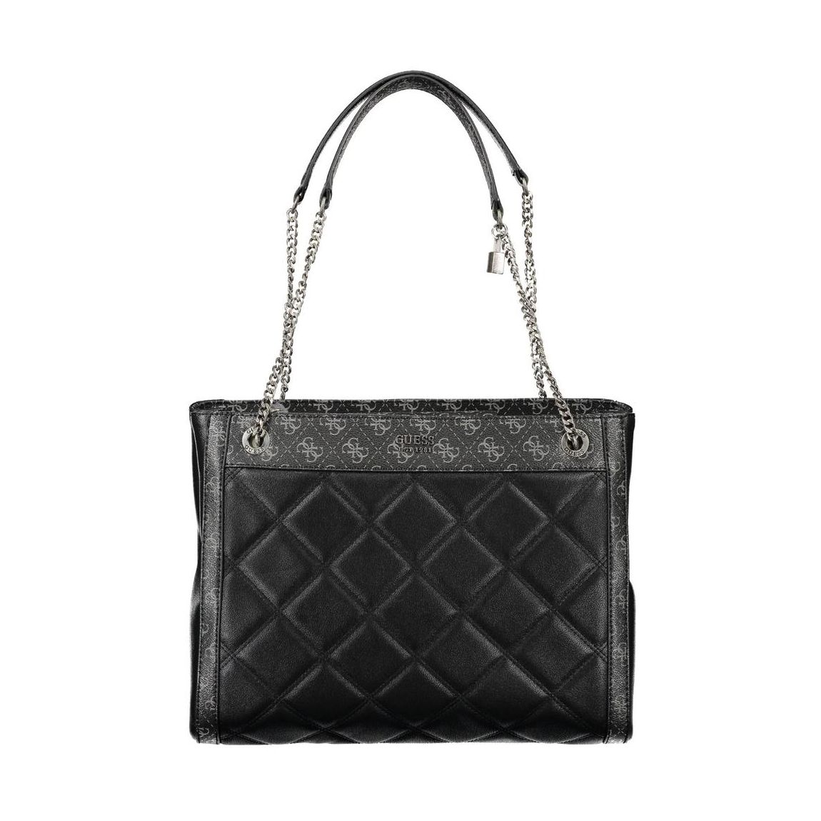 Hellen Style Black Quilted Tote Wo Handbags main product photo