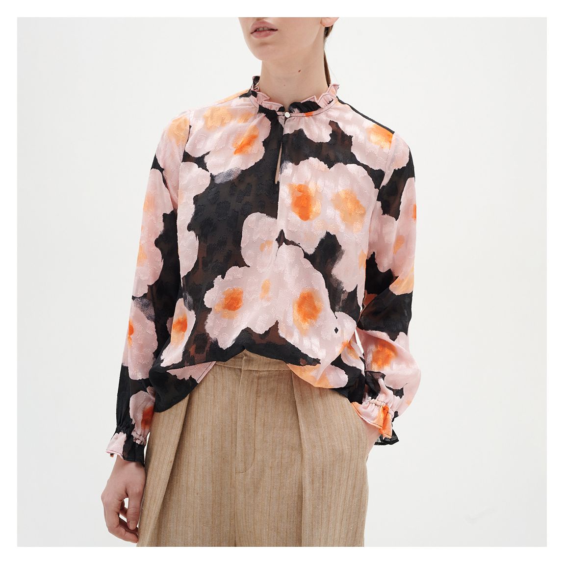 Multi Basira Floral Blouse main product photo