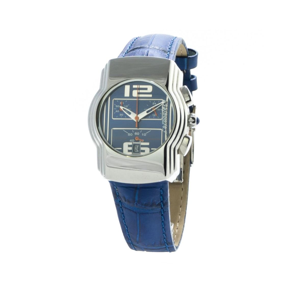 Blue Leather Chronograph Watch Wo Watches main product photo
