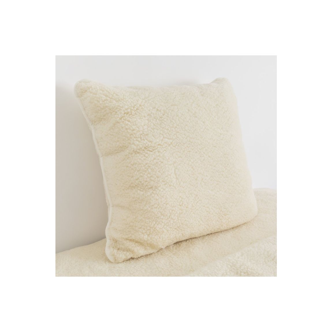 Merino Wool Cushion - Natural main product photo