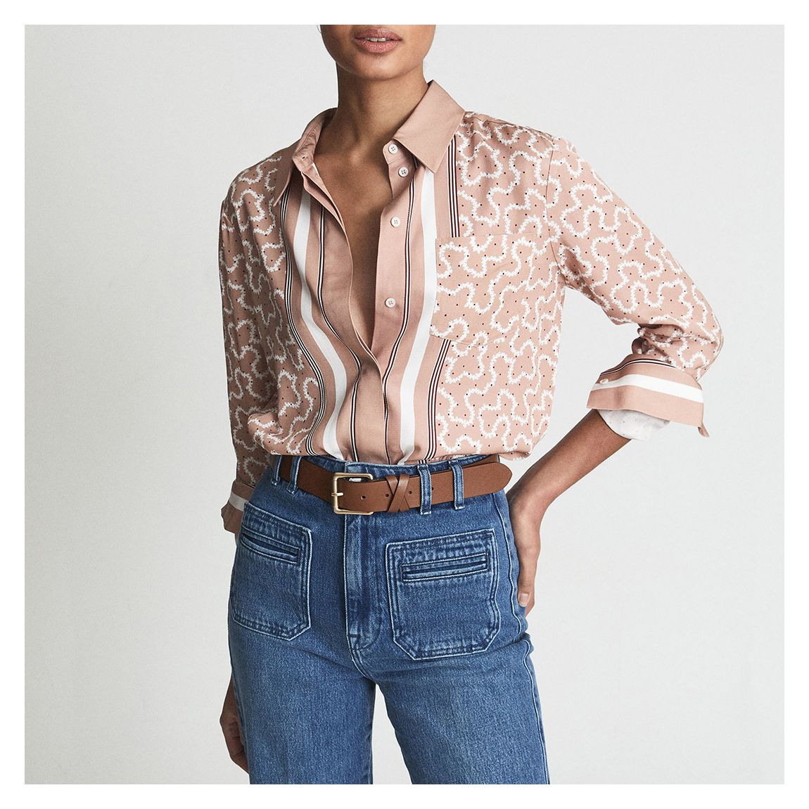 Nude Camilla Printed Shirt main product photo