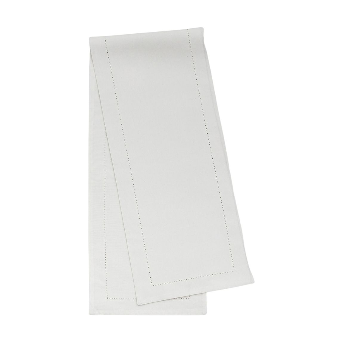 White Organic Cotton Table Runner, 180cm main product photo