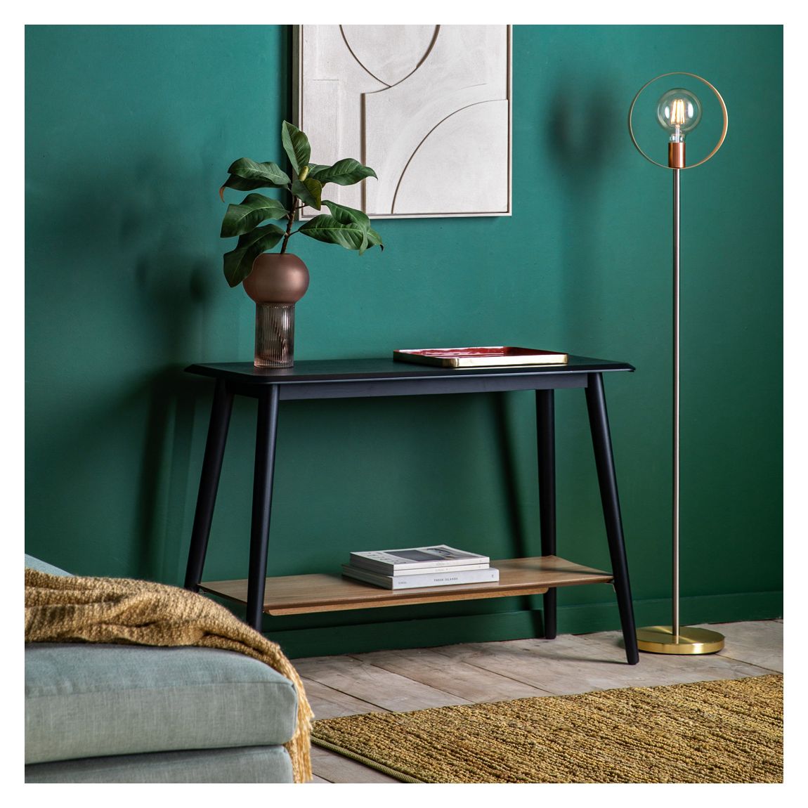 Tracy Console Table with Shelf main product photo
