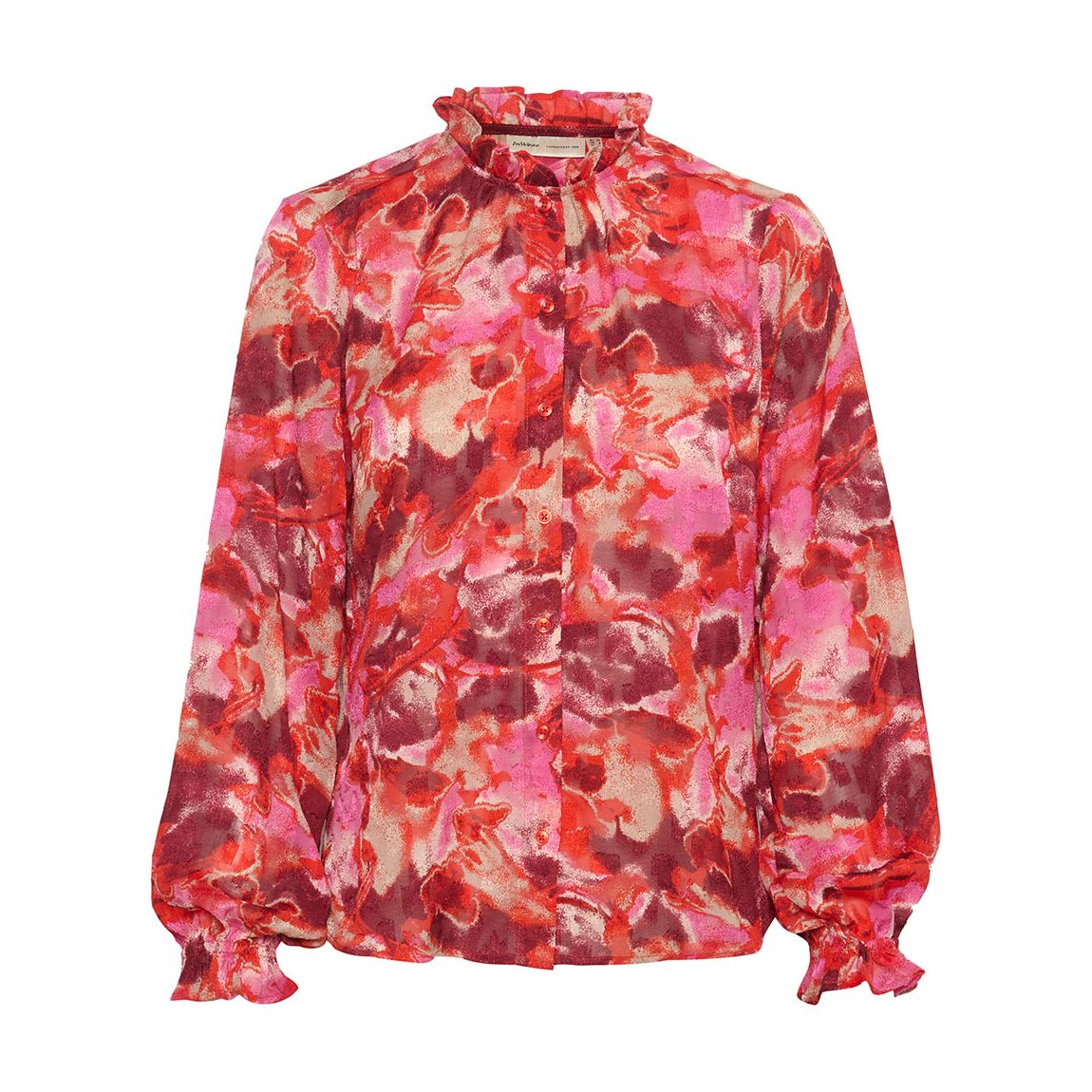 Red Printed Blouse main product photo