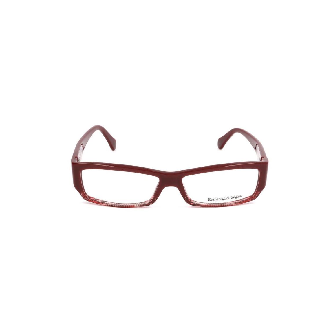 Zegna EZVZ353609M8AC Rectangular Eyeglasses Unisex - Red Frames main product photo